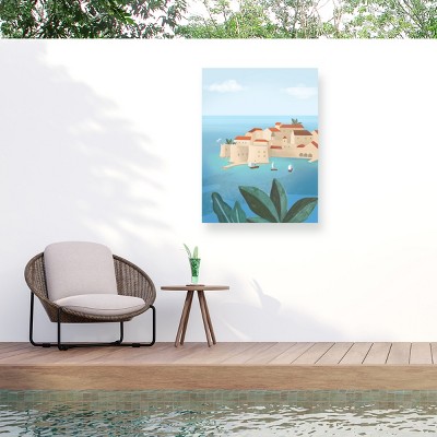 Trademark Fine Art - Petra Lizde  Dubrovnik City Matted Framed Art