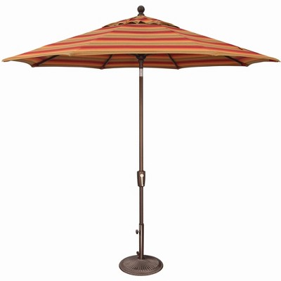 SimplyShade Catalina 108" Octagon Push Button Tilt Umbrella in Astoria Sunset