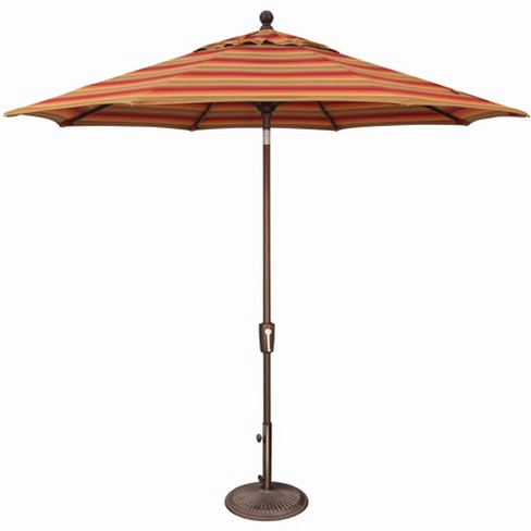 SimplyShade Catalina 108" Octagon Push Button Tilt Umbrella in Astoria Sunset - image 1 of 4