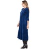 Woman Within Women's Plus Size Pintuck Velour Dress - 4 of 4