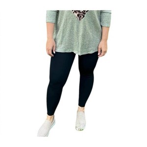 Women's Leopard Long Sleeve Top - Reb and J - 1 of 3