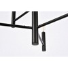 Elegant Lighting Carmella 6 lights pendant in black - 4 of 4