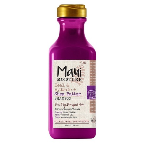 Maui Moisture Heal & Hydrate + Shea Butter Shampoo For Tight Curly Hair -  13 Fl Oz : Target