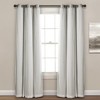 Lush Décor Grommet Sheer Panels with Insulated Blackout Lining Light Gray Set 38X84 - 4 of 4