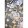 Dexmalle Set of 6 Glass Decorative Hanging Ball Christmas Tree Ornaments - 3 of 4