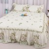 Green Leaves 3-Piece Comforter Set, Includes 1 Soft Lightweight Comforter and 2 Matching Pillowcases, Botanical Bedding - 2 of 4