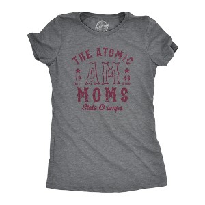 Womens Atomic Moms State Champs T Shirt Funny Mothers Day Gift Championship Tee For Ladies - Crazy Dog Women's T Shirt - 1 of 4