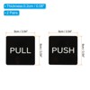 Unique Bargains Acrylic Self-Adhesive Business Push Pull Door Sign 2 Pairs - 2 of 4