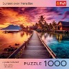 Trefl Red Sunset in the Maldives 1000 Piece Puzzle - 2 of 4