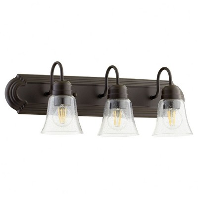 Quorum Lighting 3 - Light Vanity in  Oiled Bronze