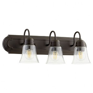 Quorum Lighting 3 - Light Vanity in  Oiled Bronze - 1 of 1