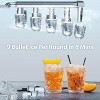ZAFRO Ice Maker Countertop, Portable Stainless Steel Ice Machine with Self-Cleaning,26.5lbs/24H,9 Bullet Ice Cubes in 6 Mins,Ice Basket and Scoop - 4 of 4