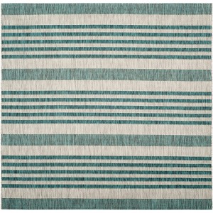 Courtyard CY8062 UV & Stain Resistant Non-Shedding Power Loomed Indoor/Outdoor Rugs - Safavieh - 1 of 3