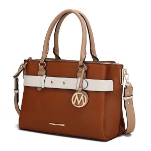 MKF Collection Jamie Vegan Leather Women's Satchel Bag by Mia K - 1 of 4