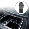 Unique Bargains Car Trash Can Portable Front Seats Trash Bin White 1 Pc 3.9" Length 2.8" Width 7.9" Height Plastic - 2 of 4