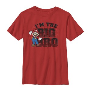 Boy's Nintendo Mario Big Bro T-Shirt - 1 of 3