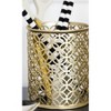 Blu Monaco Gold Pen Holder for Desk - Gold Pen & Pencil Cup - Brush Holder with Metal Circular Design - 2 of 4
