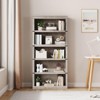 Whizmax 5 Tier Bookcase, Farmhouse Book Shelf with Storage, 67.4 Inch Tall Open Display Bookshelves, Wooden 5 Shelf Bookcase for Living Room, Bedroom - 3 of 4