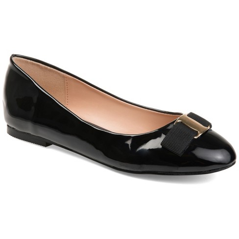 Women's Corinna Wide Width Ballet Flats - A New Day™ Black 6w : Target