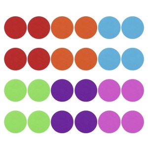 Unique Bargains Waterproof Nylon Classroom Decoration Round Floor Carpet Spots Sticker - 1 of 3