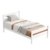 Wood Platform Bed with Headboard and Footboard RE-ModernLuxe - 3 of 4