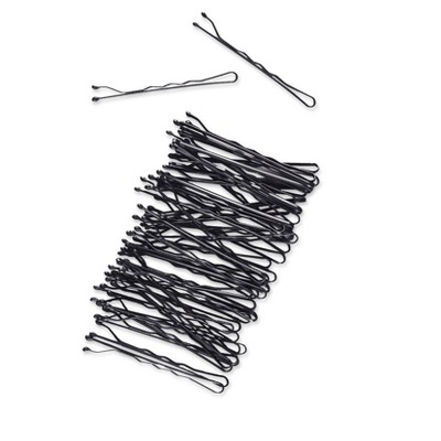 sc&#252;nci No-Slip Grip Bobby Pins - Matte Black - All Hair - 45pk