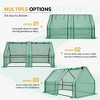 EAGLE PEAK Tunnel Greenhouse,Zipper Doors,Green PE Cover - 2 of 4