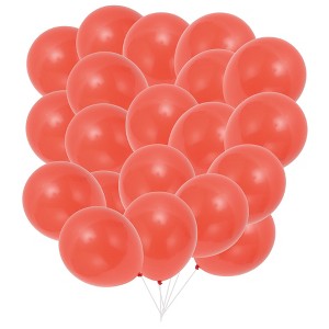 Unique Bargains Latex Helium Balloons 10-inch Round for Wedding Anniversary Graduation Birthday Party Backdrop Decorations 20 Pcs - 1 of 4