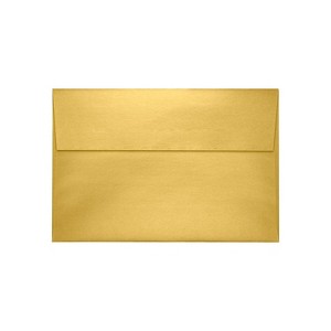 LUX A8 Invitation Envelopes (5 1/2 x 8 1/8) 50/Pack Gold Metallic (4885-07-50) - 1 of 2