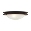 Livex Lighting Ariel 3 - Light Flush Mount in  Bronze - 4 of 4