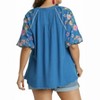 Women's Embroidered Sleeve Top - Plus - umgee XL - 2 of 4
