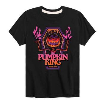 Boys' Nightmare Before Christmas Pumpkin King 1993 Graphic T-Shirt - Black