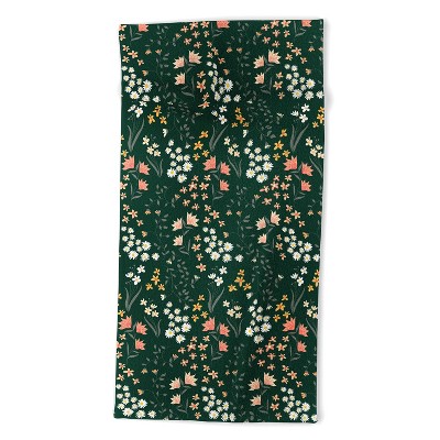 Emanuela Carratoni Meadow Flowers Theme Beach Towel - Deny Designs