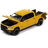 2023 Ram 1500 Rebel Havoc Edition Pickup Truck Baja Yellow "Muscle Trucks" Series 1/64 Diecast Model Car by Auto World - 3 of 3