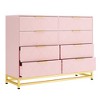 Dresser for Bedroom with 8 Drawer, TV Stand Dressers Chest of Drawers for Living Room Hallway Entryway - 2 of 4