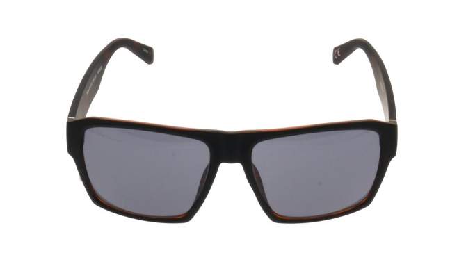 Men&#39;s Matte Rubberized Plastic Rectangle Sunglasses - Original Use&#8482; Black, 2 of 4, play video