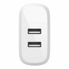 Belkin 24-Watt BoostCharge Dual USB-A Wall Charger - WCB002DQWH - 3 of 4