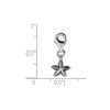 Black Bow Jewelry Sterling Silver Starfish Clip-on Bead Charm - 2 of 4