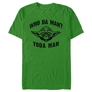 Men's Star Wars: The Empire Strikes Back Who Da Man Yoda T-Shirt - 1 of 4