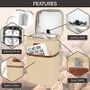 OPUX Wine Bag, 4,6 Bottle Cooler Insulated Tote Carrier Travel Picnic BYOB, Leakproof Padded Portable Party Christmas Gift - 4 of 4