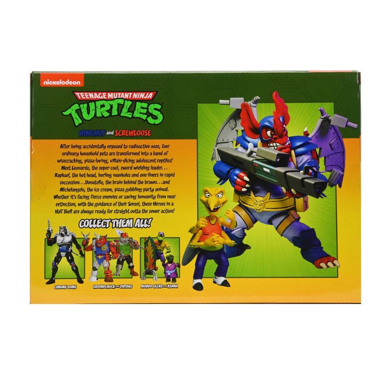 Teenage Mutant Ninja Turtles (Cartoon) - Wingnut and Screwloose  7&#34; Action Figure - 2pk, 4 of 9