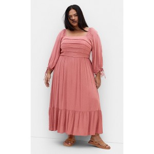 CITY CHIC | Women's Plus Size  Ally Dress - rosewood - 22W - 1 of 4