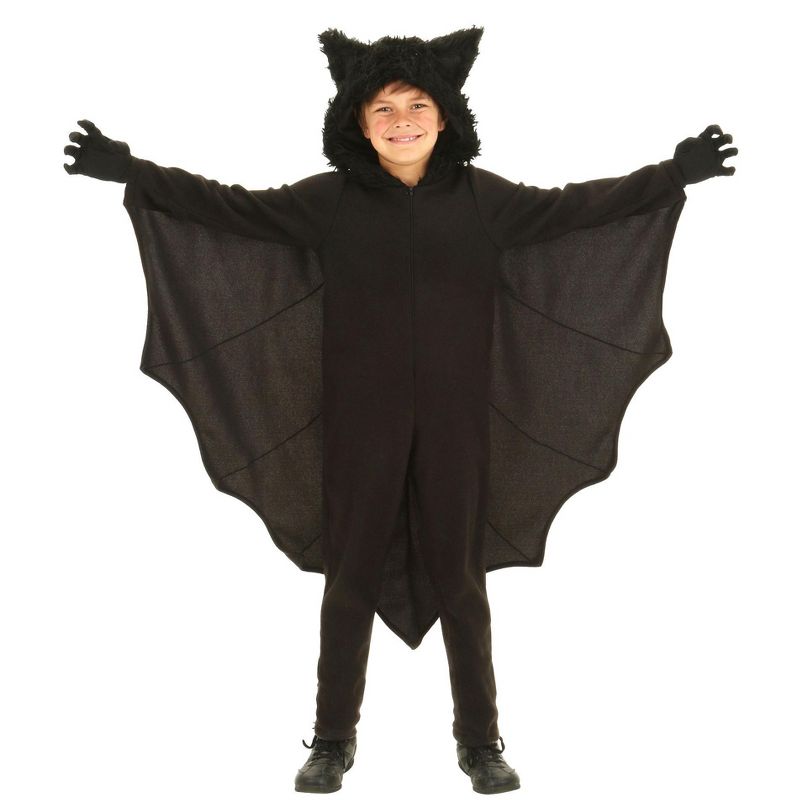 HalloweenCostumes.com Toddler Fleece Bat Costume, 1 of 8