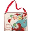 Christmas Santa Christmas Countdown  -  One Hanging Calender 14.75 Inches -  Days Till Toys  -  32275.  -  Wood  -  Red - 2 of 4