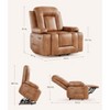 Coucheta Power Lift Recliner Chair - Heat & Massage,PU Leather Electric Lift for Elderly,Adjustable Back & Legs,Heavy Duty Lift Chair - 2 of 4