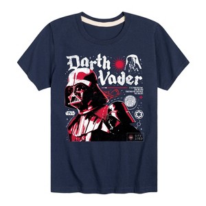 Boys' - Star Wars - Darth Vader Zine Toddler And Youth Short Sleeve Tee Short Sleeve Graphic T-Shirt - 1 of 4
