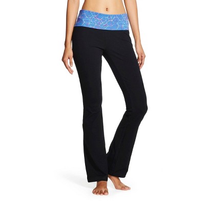 mossimo foldover bootcut yoga pants