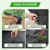 Generic 4FTX300FT Weed Barrier Fabric, 3.2oz Landscape Fabric - 3 of 4