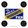 Evergreen Home of a Fan South Dakota State University 28" x 16" Woven PVC Indoor Outdoor Doormat - 3 of 4