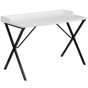 White Computer Desk - Flash Furniture
